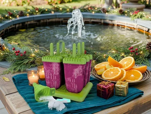 Vista 4 de Moldes Popsicle, molde creador Ice Pop Tupperware de calidad 6 piezas sin BPA por Mamasicles