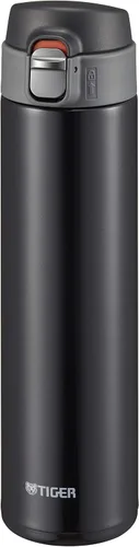 Vista 4 de Tiger Termo - Botella de agua TIGER, 12.2 fl oz (12.2 fl oz), Sahara One Touch, ligera, MMJ-A362KJ, negro