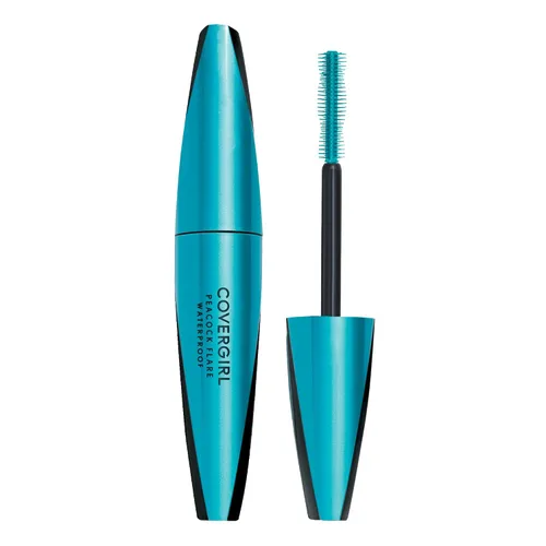 Vista 4 de COVERGIRL Máscara impermeable con diseño de pavo real, negro extremo, 0.3 onzas (el embalaje puede variar)