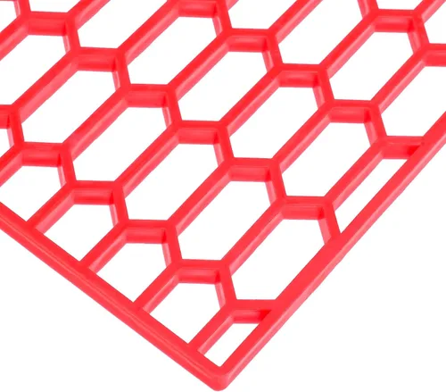 Vista 9 de AggAuto - Malla universal de plástico ABS para automóvil, 47 x 16 pulgadas, hexagonal, inserto para parrilla, parachoques, con orificios tipo panal