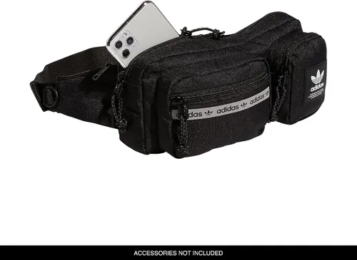 Vista 3 de adidas Originals Originals - Bolso cruzado rectangular, NegroBlanco, Originals - Bolso bandolera rectangular