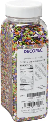 Vista 28 de DECOPAC Bloom Sweet Bloom Deluxe Fusion Mix, 26 onzas, chispas de caramelo elegantes en recipiente portátil, chispas comestibles para pasteles