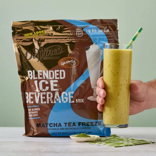 Vista 10 de DaVinci Gourmet Mezcla de bebida mezclada con café helado, 3 libras