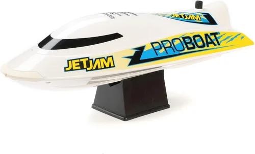 Vista 10 de Horizon Hobby Pro Boat RC Jet Jam V2 - Pilas de 12 pulgadas para transmisor no incluido, naranja PRB08031V2T1 Blanco
