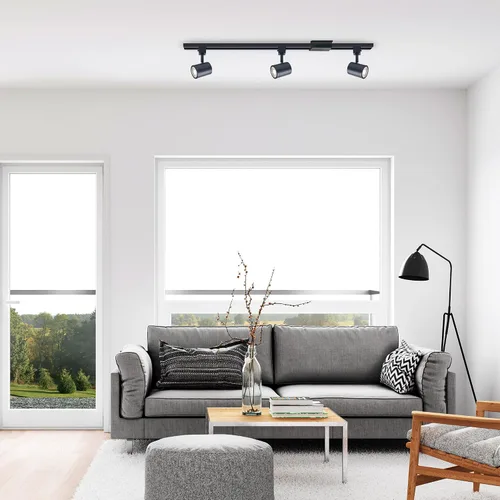 Vista 6 de WAC Lighting Charge 8010 - Cabezal de riel LED ajustable de 5 CCT seleccionable, 9 W, 865 lúmenes, totalmente regulable en negro para riel de 3