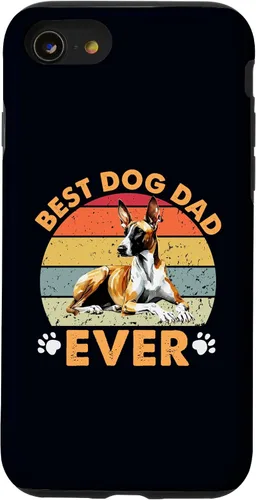 Vista 13 de iPhone 15 Best Podenco Canario Dog Dad Ever Funny Dogs Owner Retro Case