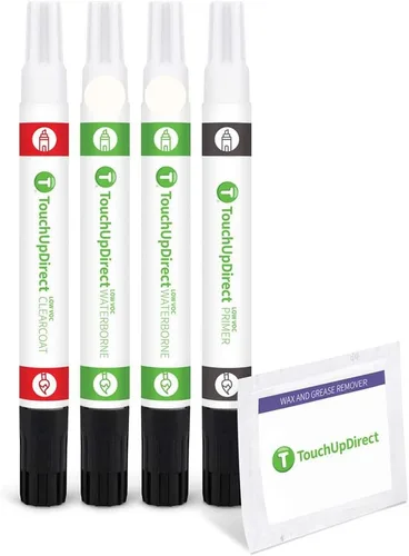 Vista 347 de TouchUpDirect RBG Azul Ártico Metálico Compatible con Pintura de Retoque Exact Match para Nissan, Kit Esencial en Aerosol