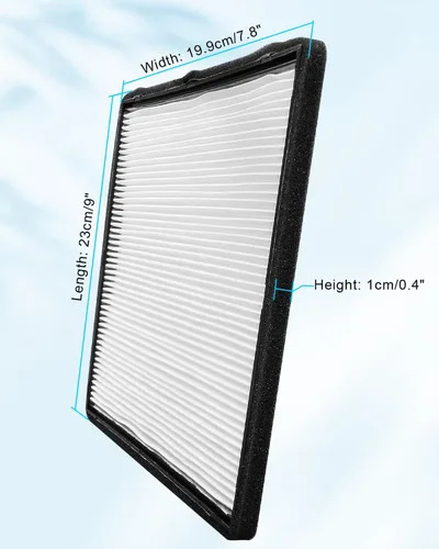 Vista 2 de Filtro de cabina apto para Kenworth T660 T680 T800 T880 Peterbilt 387 567 579, filtro de cabina de automóvil reemplazar S-9034 S28571 F37-1018