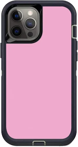 Vista 9 de MightySkins Skin compatible con OtterBox Defender iPhone 12 Pro Max - Azul sólido Funda protectora de vinilo duradera y única Fácil de aplicar