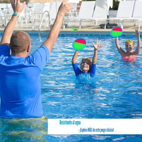 Vista 4 de Ayeboovi Juego de pelotas para lanzar y atrapar, juguetes al aire libre, juegos de patio, juegos al aire libre, juguetes de playa para niños, juego