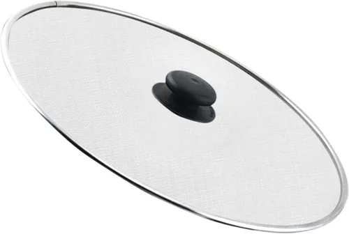 Vista 3 de 3pcs Stainless Steel Grease Splatter Screen for Frying Pan Insulated Handle Cover for Pots Pans Fine Mesh Cooking Guard for Kitchen Use for Home