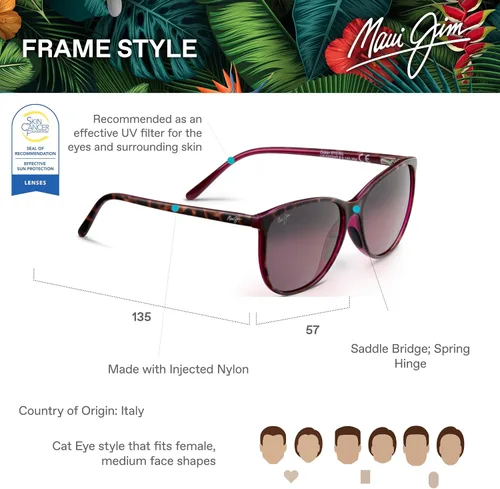 Vista 12 de Maui Jim Gafas de sol polarizadas Ocean Eye para mujer