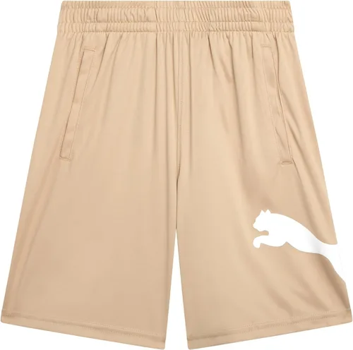 Vista 16 de PUMA Pantalones cortos deportivos para niños, de secado rápido, transpirables, entrelazados, con bolsillos (tallas 4-20)