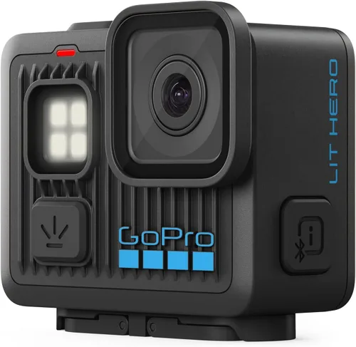 Vista 3 de GoPro LIT Hero Lightweight Compact Waterproof Action Camera with Built-in Light, 4K60 Ultra HD Video, 12MP Photo, Touchscreen, HyperSmooth