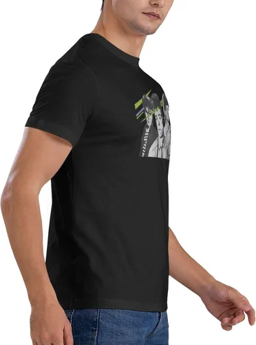 Vista 4 de Soda Music and Stereo - Camiseta de manga corta para hombre, diseño casual, cuello redondo, unisex, color negro