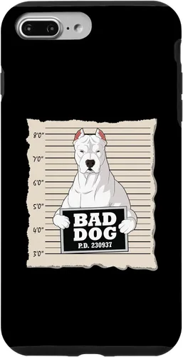 Vista 9 de iPhone 15 Dogo Argentino mug shot guilty dog Case