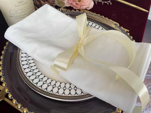 Vista 8 de Servilletas de terciopelo, 20 x 20 pulgadas, servilletas de cena suaves, servilletas de boda, servilletas de mesa adecuadas para bodas, fiestas