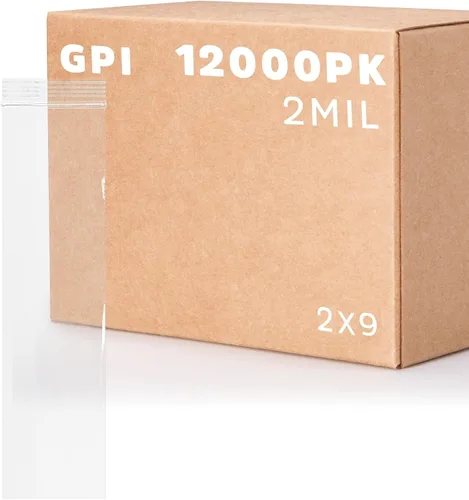 Vista 6 de GPI - Bolsas pequeñas con cremallera de 2 x 4 pulgadas, 1000 unidades, 2 mil, bolsas de plástico transparente con cierre de cremallera, con cierre