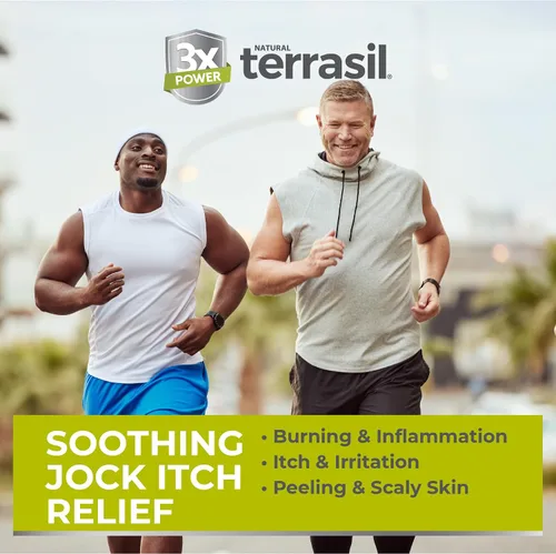 Vista 2 de terrasil Jabón antifúngico para picor para hombres, alivio rápido y tratamiento de quemaduras, picazón en la piel, ingredientes hidratantes