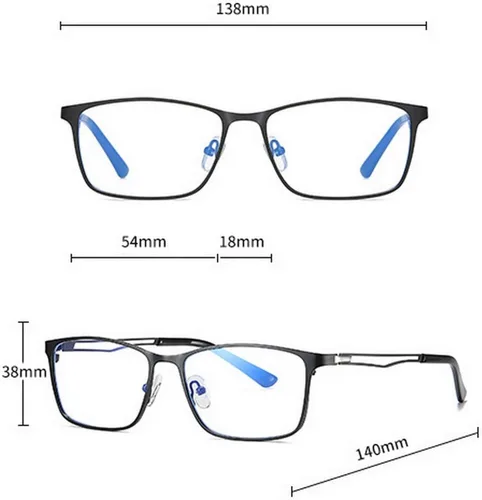 Vista 4 de Lentes de lectura bifocales fotocromáticos de transición para hombres y mujeres, lentes de sol cuadrados transparentes con protección UV 0 ~ +4