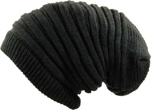 Vista 15 de RW Rasta larga Slinky Beanie Sombreros