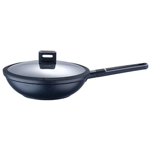 Vista 8 de Sartén Wok Masterpro Indigo Negro Aluminio (Ø 28 cm)