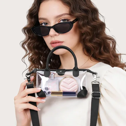 Vista 2 de OFY Clear Bag for Stadium Approved Clear Stadium Bags for Women Small Crossbody Purse Handbags for Concerts Sports Events