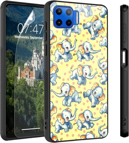 Vista 69 de Funda para Motorola Moto Edge 2022, cubierta trasera de vidrio templado con protector de pantalla, protección a prueba de golpes para Motorola Moto
