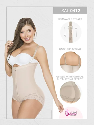 Vista 4 de Salome Butt Enhancer Tummy Control Shapewear Fajas Colombianas