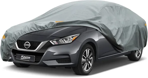 Vista 109 de Kayme Funda de Coche de Servicio Pesado Impermeable para Todo Tipo de Clima, Ajuste Personalizado para Tesla Model S, Cubierta Exterior Completa