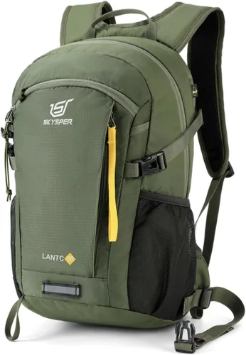 Vista 11 de SKYSPER Mochila pequeña de senderismo, 20L, mochilas de viaje ligeras para senderismo y día a día para mujeres y hombres