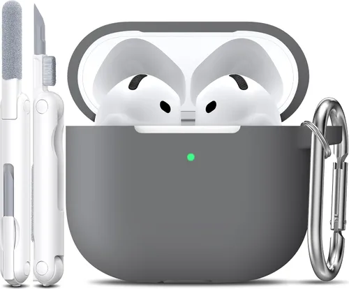 Vista 18 de R-fun for AirPods 2nd/1st Case Silicone Cover, Banana Violet Violeta plátano