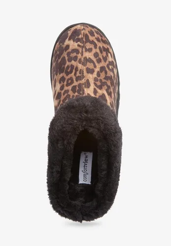 Vista 5 de Comfortview Pantuflas tipo zueco The Andy de ancho ancho para mujer