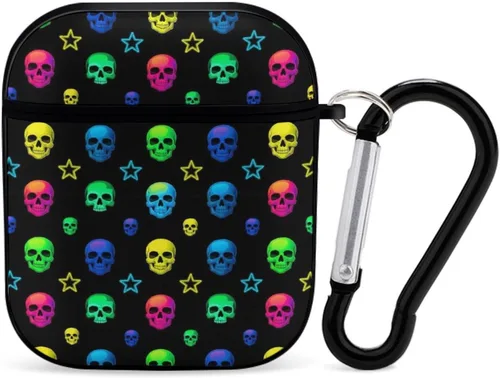 Vista 10 de Funda para Apple AirPod 2 y 1 TPU suave compatible con AirPod 2 y 7 con diseño de bandera estadounidense Pattern1081