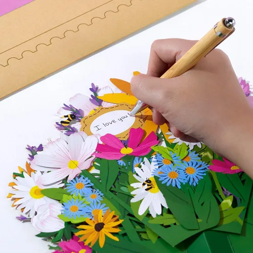 Vista 4 de Lovepop Ramo de Flores de Papel Desenfundable de Todos los Días para Ella y Él - Tarjetas de Felicitación 3D para Niños, Niñas, Hombres, Mujeres