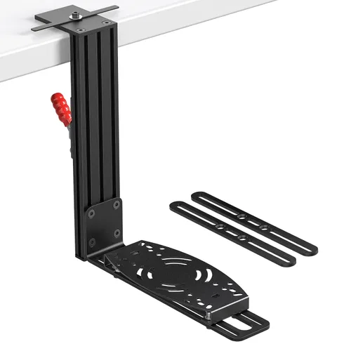 Vista 2 de Desk Mount for The Flight Sim Game Joystick Hotas Throttle Systems Flight Simulator Desk Mount Compatible with ThrustmasterLogitechTCA Officer