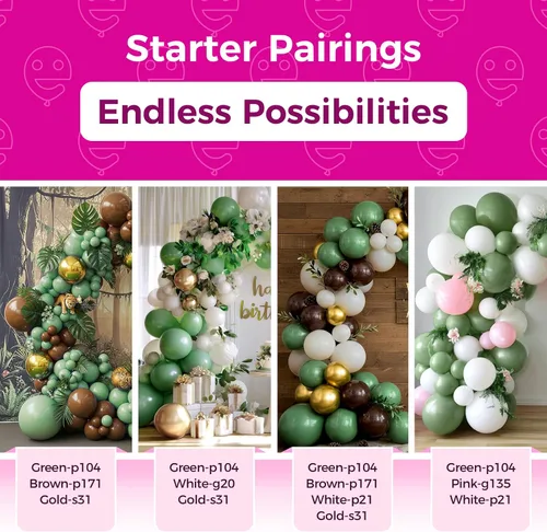Vista 133 de Bezente Globos Naranjas de Látex para Fiestas - Paquete de 150 Globos de Helio Naranjas Mate Pequeños de 5 Pulgadas para Decoraciones de Fiestas