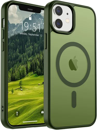 Vista 236 de SUPFINE Funda magnética para iPhone SE 2022 (3ª)/2020 (2ª), iPhone 8 (compatible con MagSafe) (protección contra caídas de grado militar), funda