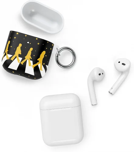 Vista 4 de Casely Funda AirPods 1 y 2 Beatles Paseo nocturno Abbey Road