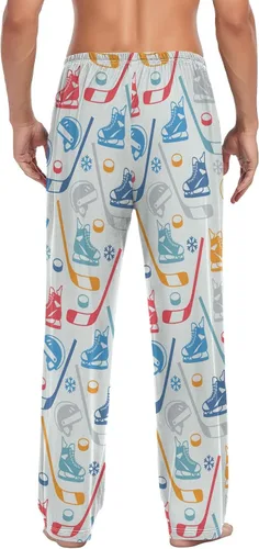 Vista 2 de Funny Pajama Pants Mens Lounge Pants Super Soft Men Pajama Bottoms with Pockets Drawstring