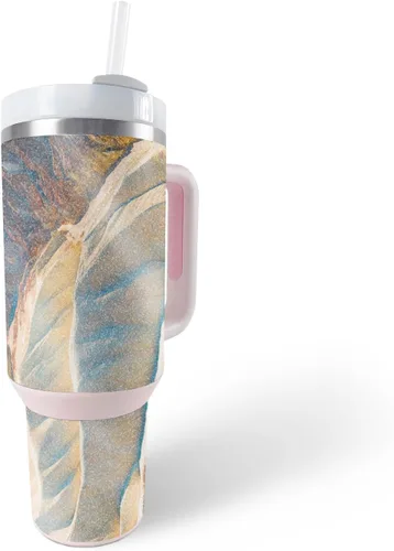 Vista 9 de MightySkins - Vaso con purpurina brillante compatible con Stanley The Quencher H2.0 FlowState de 40 onzas, parte trasera de cascabel, acabado
