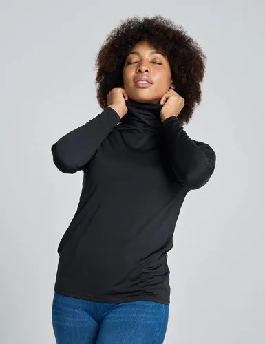 Vista 4 de LAPASA Women Turtleneck Thermal Underwear Top Undershirt Lightweight Midweight Fleece Lined Long Sleeve Base Layer L88L90