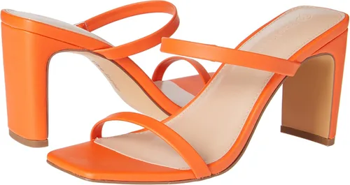 Vista 6 de The Drop Women's Avery Square Toe Two Strap High Heeled Sandal