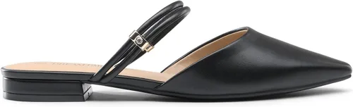 Vista 2 de DREAM PAIRS Zapatos planos para mujer, con punta puntiaguda, de dos vías, sin cordones