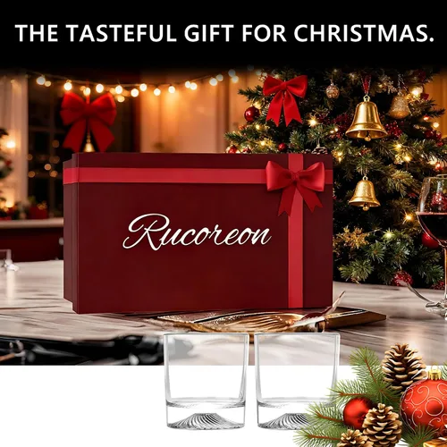 Vista 9 de Juego de 2 vasos de whisky de 10 onzas, sin plomo, de cristal anticuado, vasos de roca de lava fundida, esculpidos pesados, para bourbon, whisky