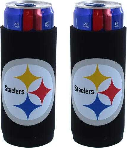 Vista 38 de Paquete de 2 soportes para latas de fútbol de 12 onzas, delgado y delgado, aislador de bebidas Huggie Cooler Coozies (Arizona (cardenales))