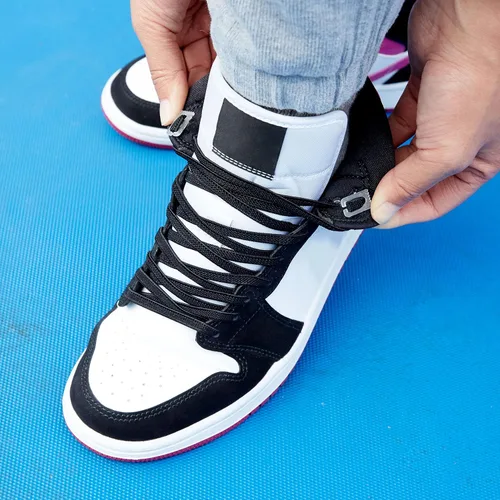 Vista 5 de Cordones para zapatos sin ataduras para adultos y niños, cordones elásticos para zapatos deportivos