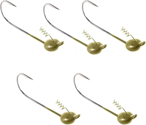 Vista 11 de Reaction Tackle Tungsten Shaky Head Jigs for Bass Fishing - Premium Fishing Hooks, Ideal Shaky Head Jig to Catch Big Bass and Other Fish (5-Pack)