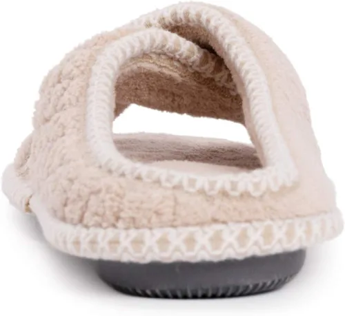 Vista 3 de MUK LUKS Women's Ada Chenille Crossband Slippers