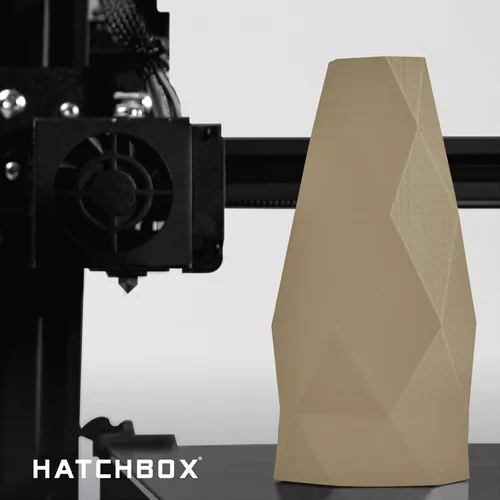 Vista 6 de HATCHBOX - Filamento de ácido poliláctico de madera para impresoras 3D, de ¹/₁₆ pulgadas, color gris, carrete de 2.2 libras, precisión dimensional